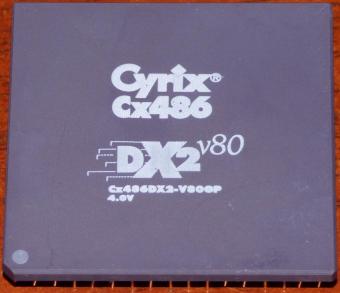 Cyrix Cx486 DX2 v80MHz CPU Cx486DX2-V80GP 4,0V (ein Pin fehlt) USA 1993